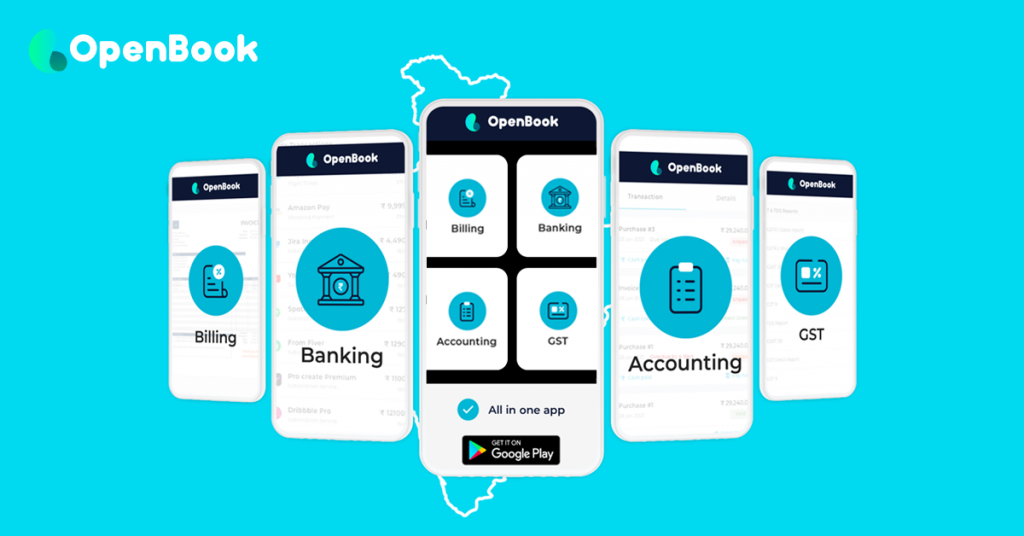 OpenBook-Billing, Banking, Accounting, GST