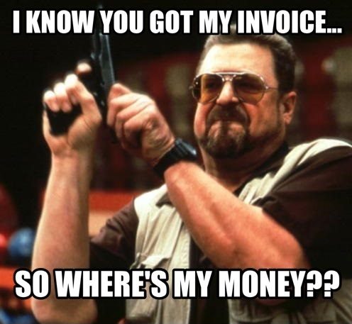 Sales invoices payment collection